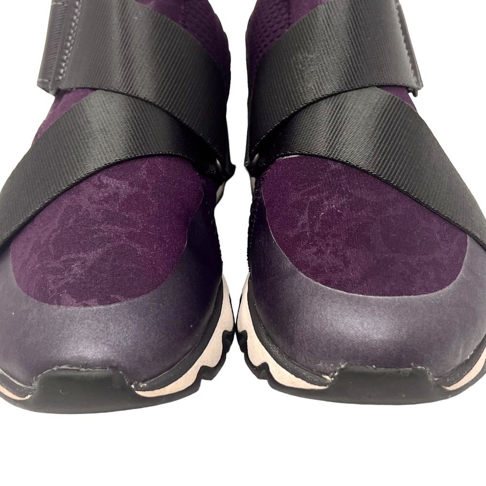Sorel women's Kinetic Dark Plum Sneakers Size 9 - Picture 4 of 15